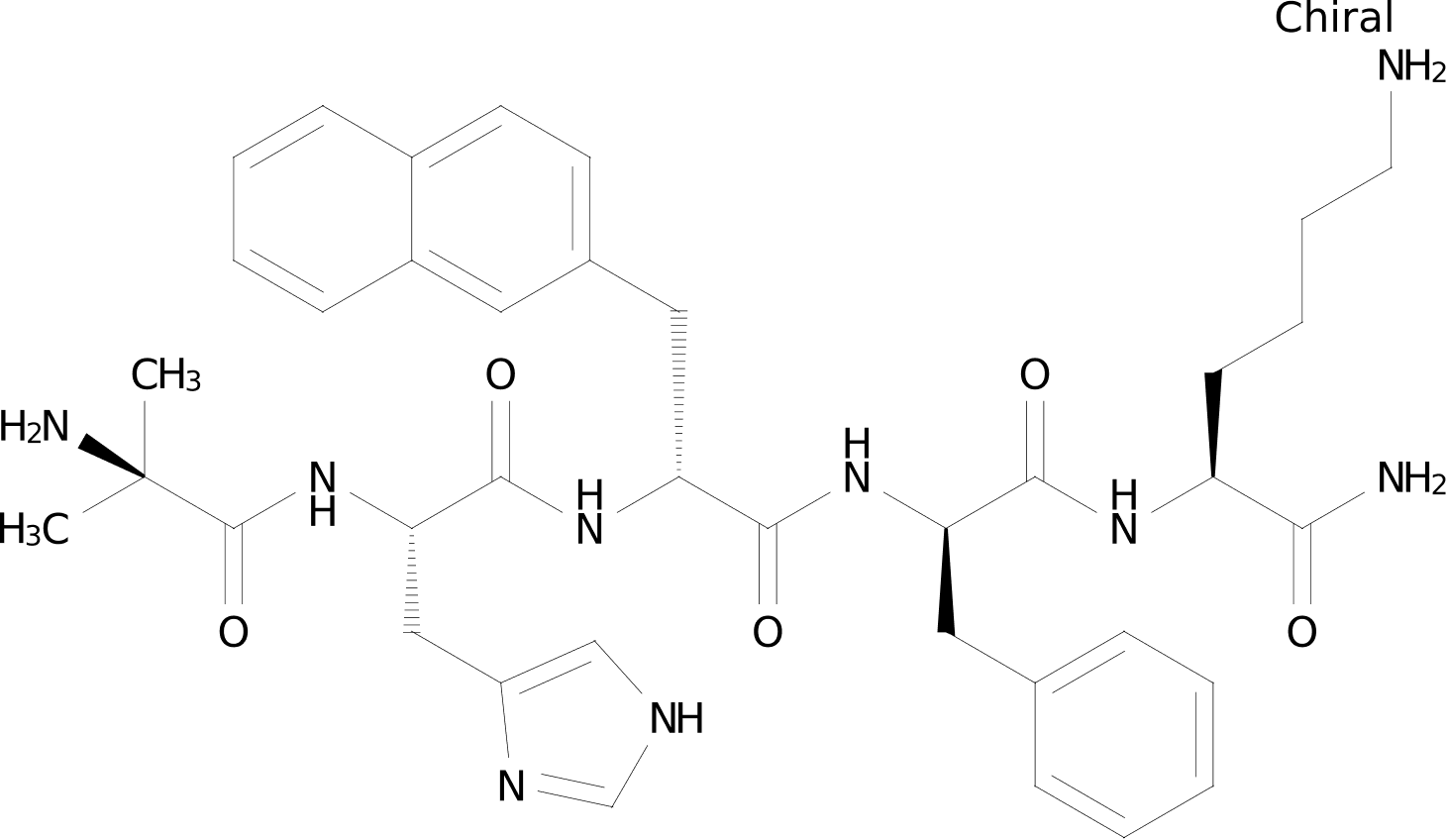 Ipamorelin Structure